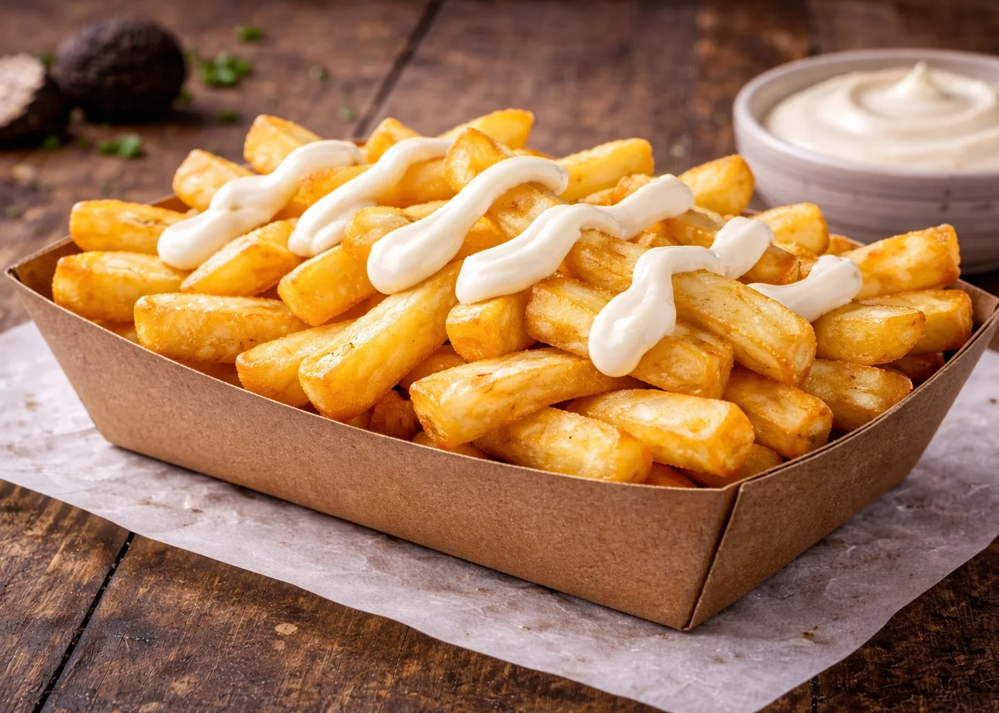 Knapperige frietjes