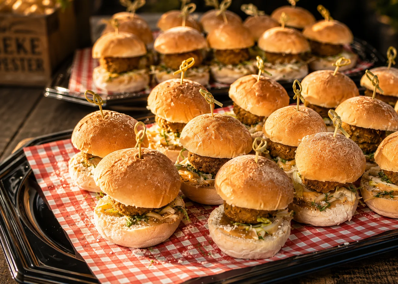 Vegetarische Mini Bitterburger